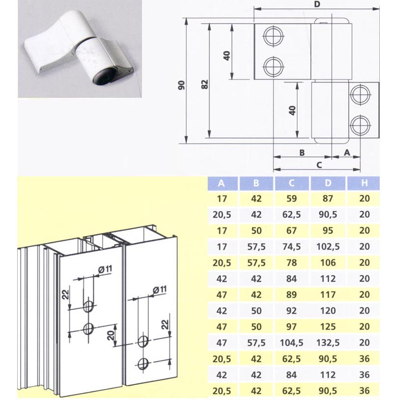 60-1146/78 F 2-delig per 2-stuks