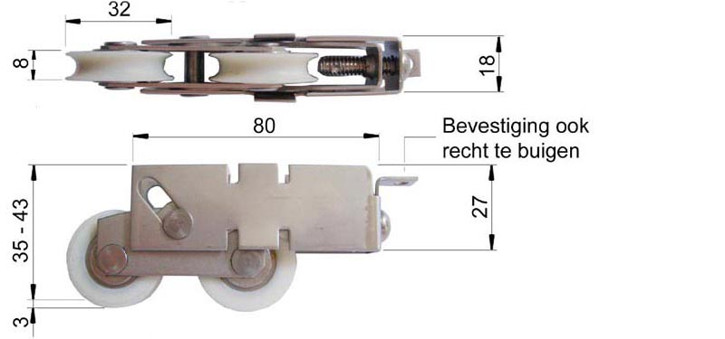 21-114 RVS/NYLON